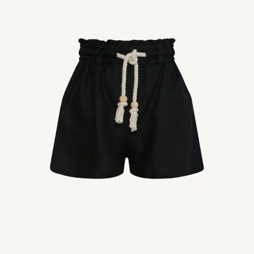 6067605 BlackEcolinen AveryShort BLK LL detail