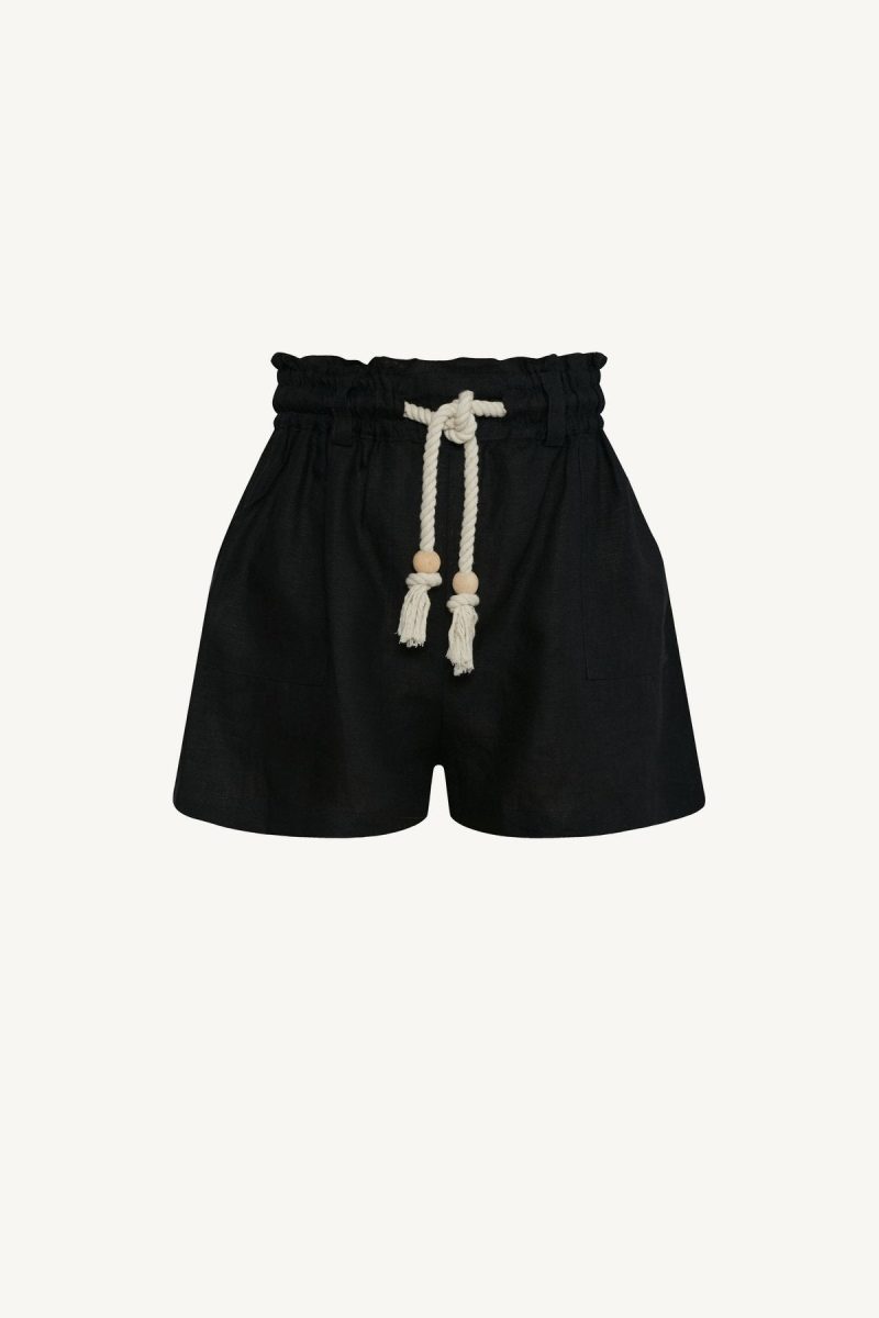 6067605 BlackEcolinen AveryShort BLK LL detail