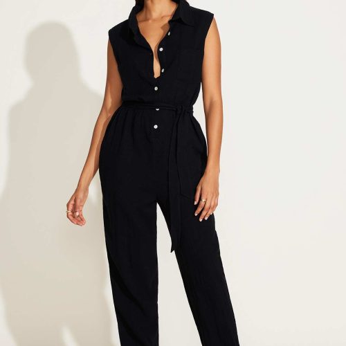 6200503 BlackCrinkleLinen SabinaJumpsuit BLK F2 7b80c55a 996e 4ee3 8031 85ee273b50ed