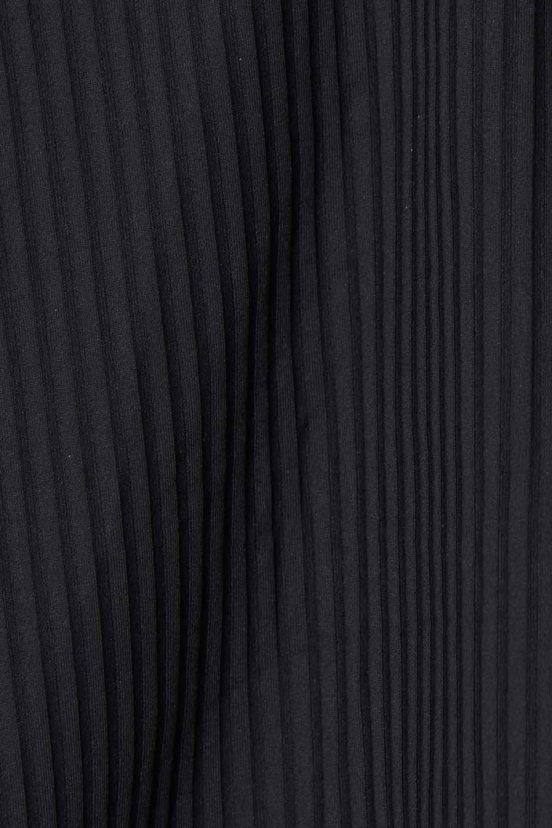 BLACK ECORIB FABRIC